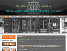 Tablet Screenshot of hermannlodging.com